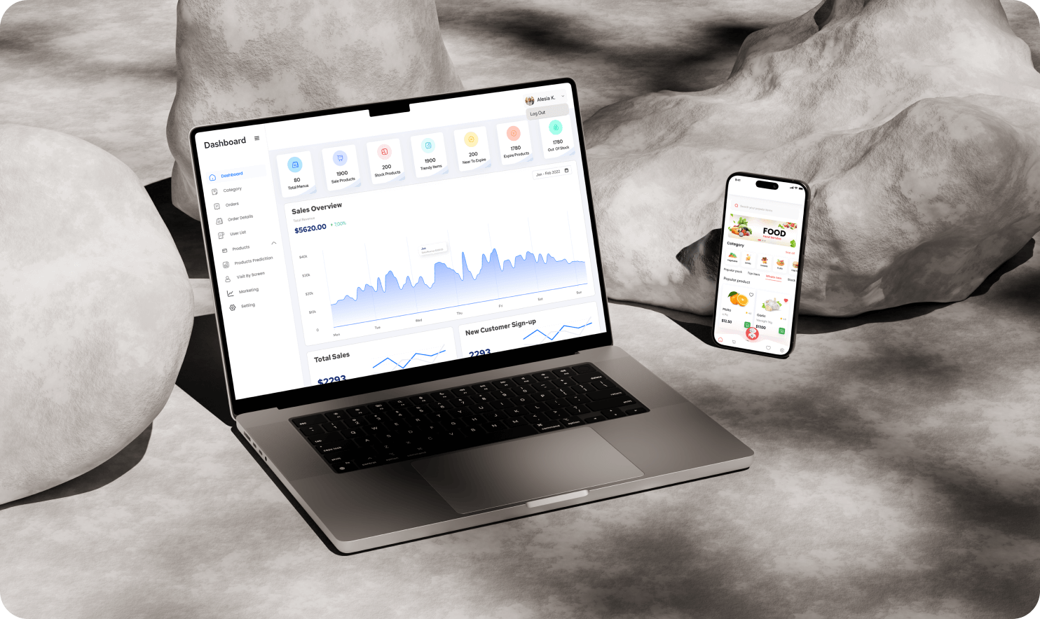 AI automation interface connected to an operations workflow
